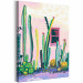 Paint by Number Kit Tall Cacti 136987 additionalThumb 6