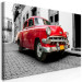 Large canvas print Cuban Classic Car (Red) II [Large Format] 137587 additionalThumb 2