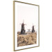 Wall Poster Wooden Windmill - rural landscape overlooking fields and a clear sky 137687 additionalThumb 2