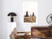 Wall Poster Wooden Windmill - rural landscape overlooking fields and a clear sky 137687 additionalThumb 12