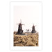 Wall Poster Wooden Windmill - rural landscape overlooking fields and a clear sky 137687 additionalThumb 18