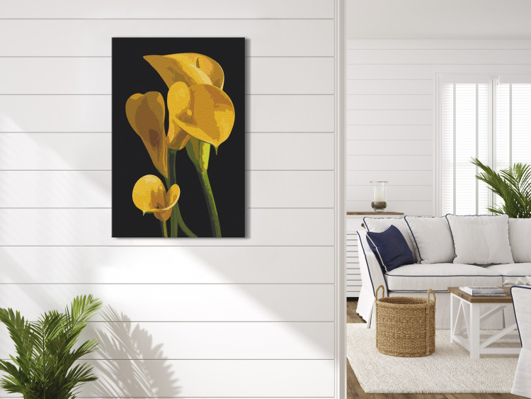 Paint by Number Kit Yellow Callas 138487 additionalImage 2