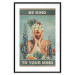 Poster Be Kind to Your Mind - English texts and a woman among flowers 138887 additionalThumb 26