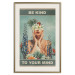 Poster Be Kind to Your Mind - English texts and a woman among flowers 138887 additionalThumb 2