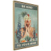 Poster Be Kind to Your Mind - English texts and a woman among flowers 138887 additionalThumb 5
