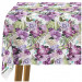 Tablecloth Joyful bouquet - composition of purple flowers on a white background 147287