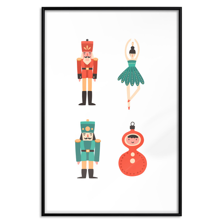 Poster Christmas Tree Toys - Ballerina and Toy Soldiers in Festive Colors 149087 additionalImage 20