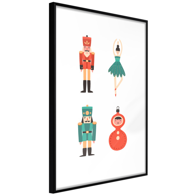 Poster Christmas Tree Toys - Ballerina and Toy Soldiers in Festive Colors 149087 additionalImage 13