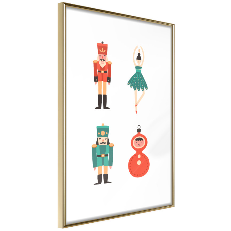 Poster Christmas Tree Toys - Ballerina and Toy Soldiers in Festive Colors 149087 additionalImage 9
