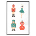 Poster Christmas Tree Toys - Ballerina and Toy Soldiers in Festive Colors 149087 additionalThumb 6