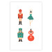 Poster Christmas Tree Toys - Ballerina and Toy Soldiers in Festive Colors 149087 additionalThumb 3