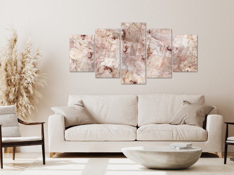 Canvas Floral Tiles (5 Parts) Wide 150287 additionalImage 3