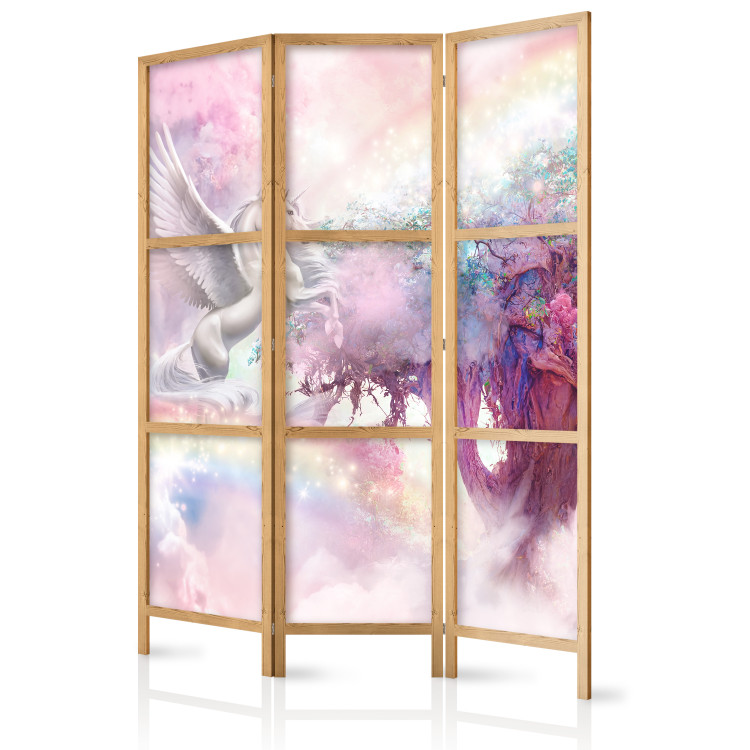 Room Divider Unicorn and Magic Tree - Pink and Rainbow Land in the Clouds [Room Dividers] 150987 additionalImage 5