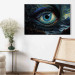 Canvas Blue Eye - A Composition Inspired by the Art of Van Gogh 151187 additionalThumb 3