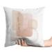 Decorative Velor Pillow Delicate Geometry - Pinkish Abstraction in Watercolor Technique 151387 additionalThumb 4