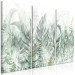 Canvas A Fertile Meadow - Lush Vegetation Intermingling on a White Background 151787 additionalThumb 2