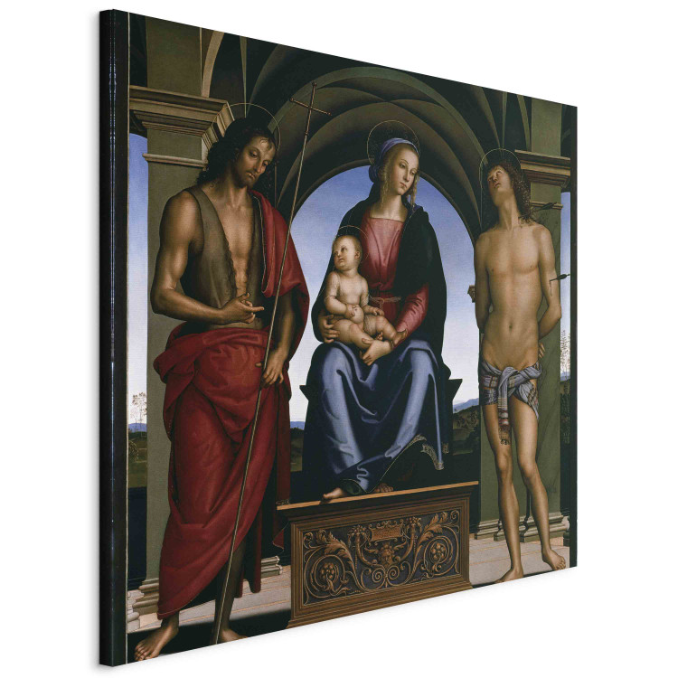 Reproduction Painting Madonna and Child and Saints John the Baptist and Sebastian 154387 additionalImage 2
