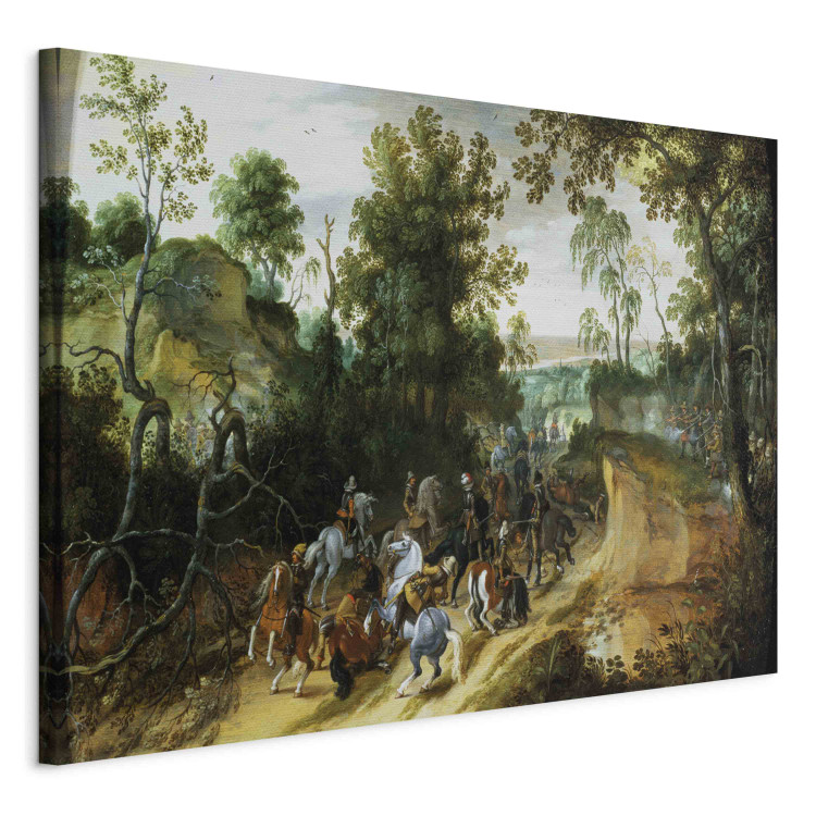 Art Reproduction A Cavalry Column Ambushed on a Woodland path 157487 additionalImage 2