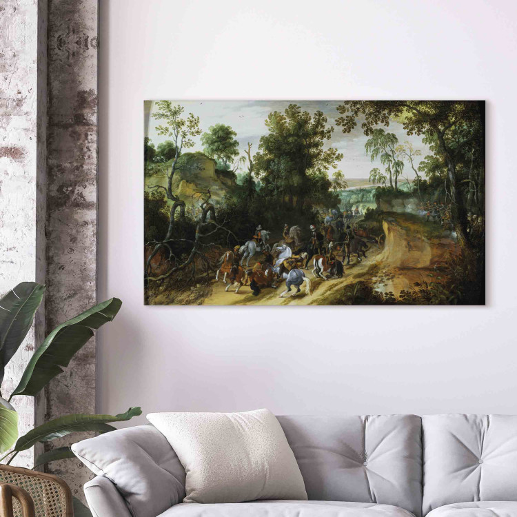 Art Reproduction A Cavalry Column Ambushed on a Woodland path 157487 additionalImage 5