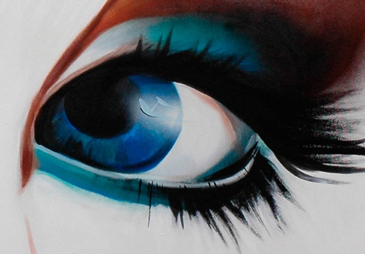 Canvas Art Print Blue eyes 49187 additionalImage 3