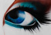Canvas Art Print Blue eyes 49187 additionalThumb 3