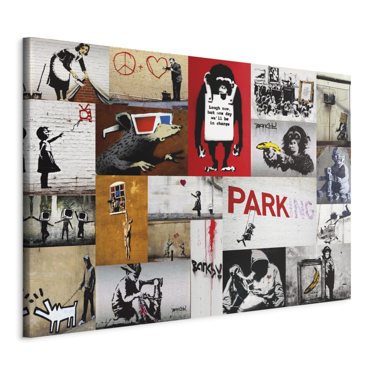 Canvas Banksy - collage 56587 additionalImage 2