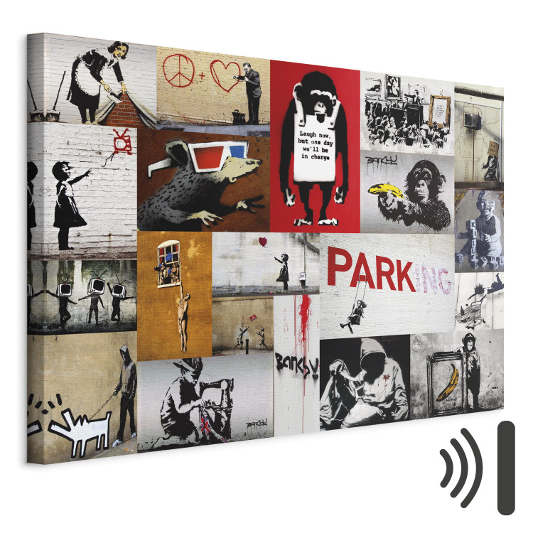 Canvas Banksy - collage 56587 additionalImage 8