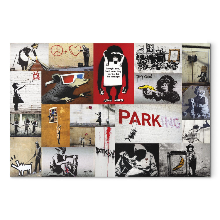 Canvas Banksy - collage 56587