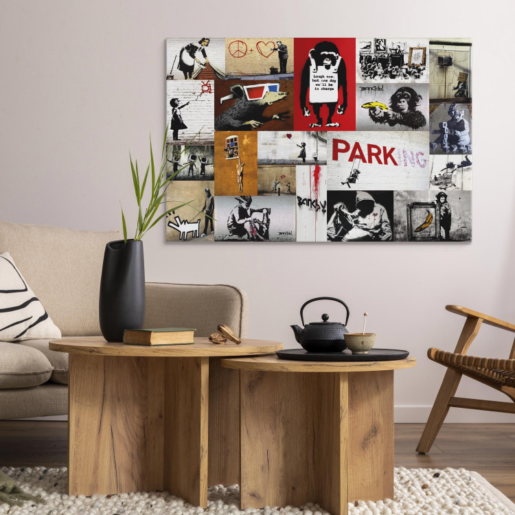 Canvas Banksy - collage 56587 additionalImage 5