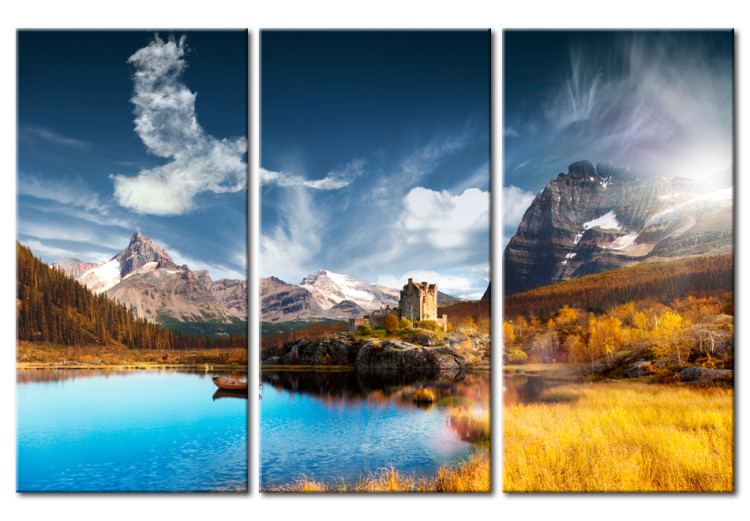 Canvas Art Print Castle in the mountains 58487