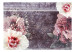 Photo Wallpaper Vintage ornaments - white sketches with flowers and retro lettering 90187 additionalThumb 1