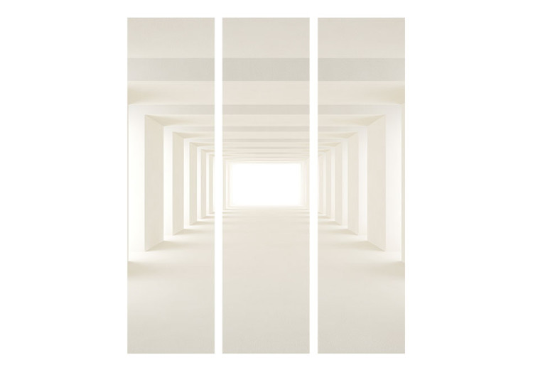 Room Separator Towards the Light - abstract bright corridor with a 3D illusion motif 95387 additionalImage 3
