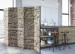 Room Divider Screen Stone Temple II - architectural texture of stone brick 95587 additionalThumb 2