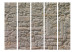 Room Divider Screen Stone Temple II - architectural texture of stone brick 95587 additionalThumb 3