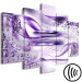 Canvas Print Underwater Harp (5 Parts) Wide Violet 107997 additionalThumb 6