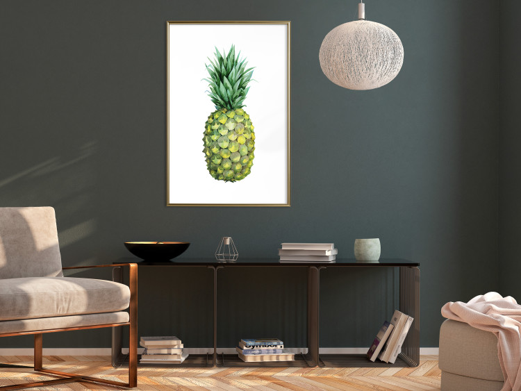 Wall Poster Pineapple - composition with a tropical fruit on a solid white background 114297 additionalImage 5