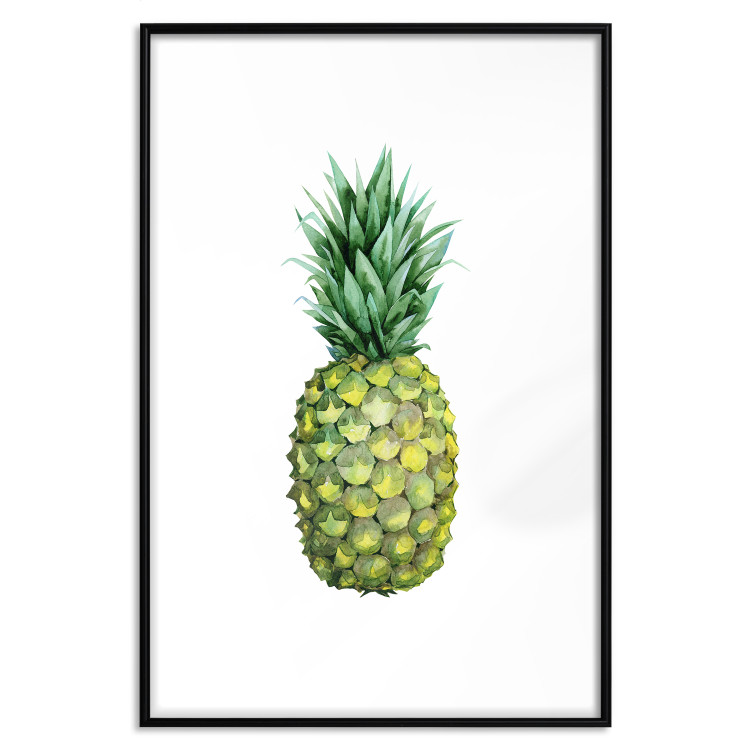 Wall Poster Pineapple - composition with a tropical fruit on a solid white background 114297 additionalImage 15