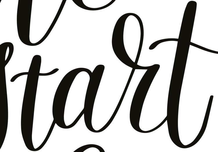 Canvas Start over - graphics with the words It's time to start something new 114697 additionalImage 4
