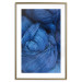 Poster Blue Yarn - winter composition with a ball of navy wool 117597 additionalThumb 16