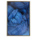 Poster Blue Yarn - winter composition with a ball of navy wool 117597 additionalThumb 20