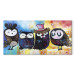 Canvas Print Colourful Owls (1 Part) Wide 118797 additionalThumb 7