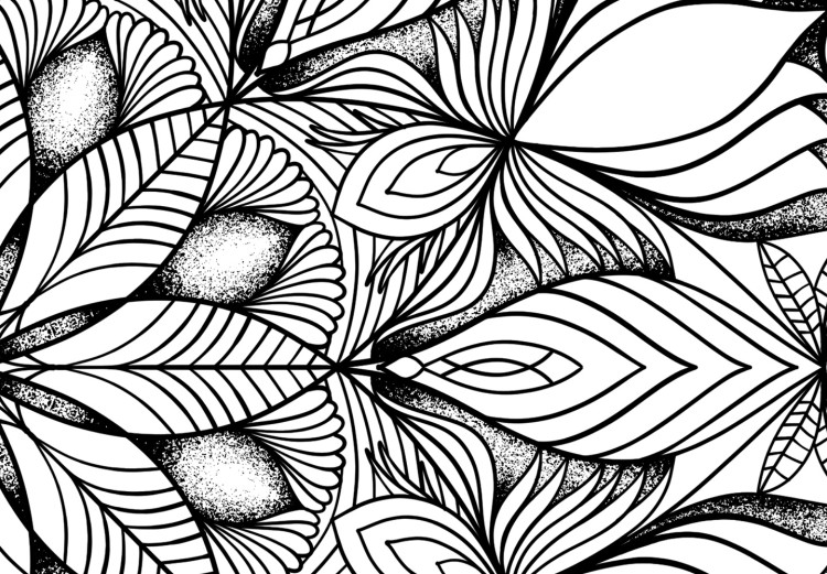 Canvas Art Print Monochrome Mandala (1 Part) Vertical 122297 additionalImage 5