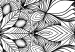 Canvas Art Print Monochrome Mandala (1 Part) Vertical 122297 additionalThumb 5
