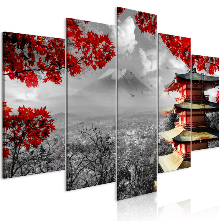 Canvas Print Japanese Adventure (5 Parts) Wide 122797 additionalImage 2