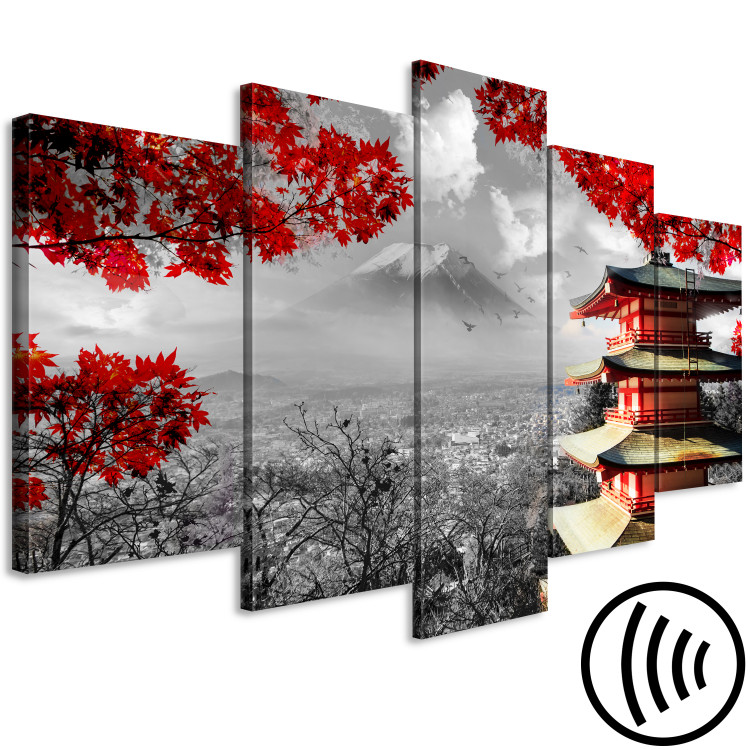 Canvas Print Japanese Adventure (5 Parts) Wide 122797 additionalImage 6