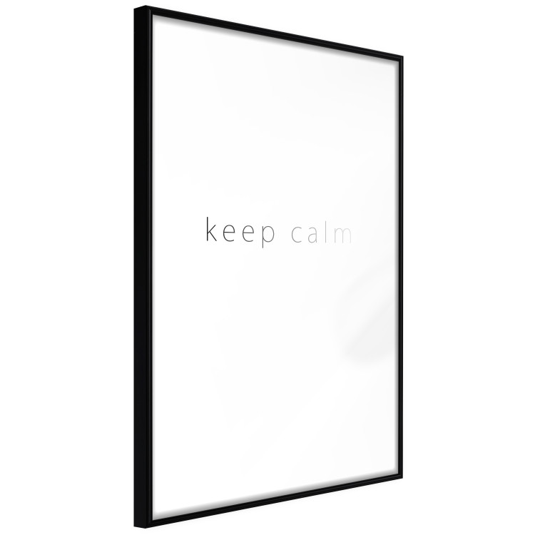 Wall Poster Keep Calm - black fading English text on a white background 122897 additionalImage 13