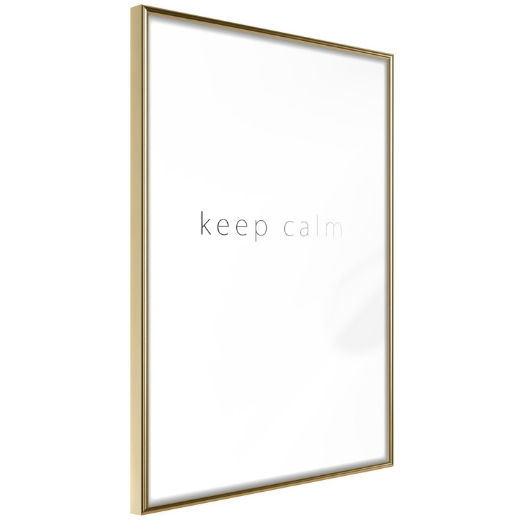 Wall Poster Keep Calm - black fading English text on a white background 122897 additionalImage 8