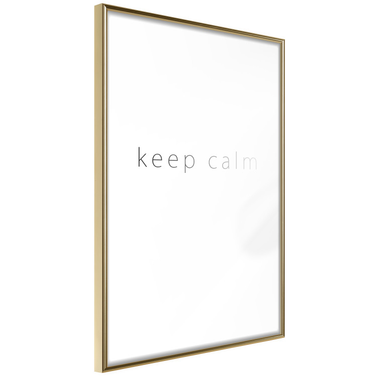 Wall Poster Keep Calm - black fading English text on a white background 122897 additionalImage 12