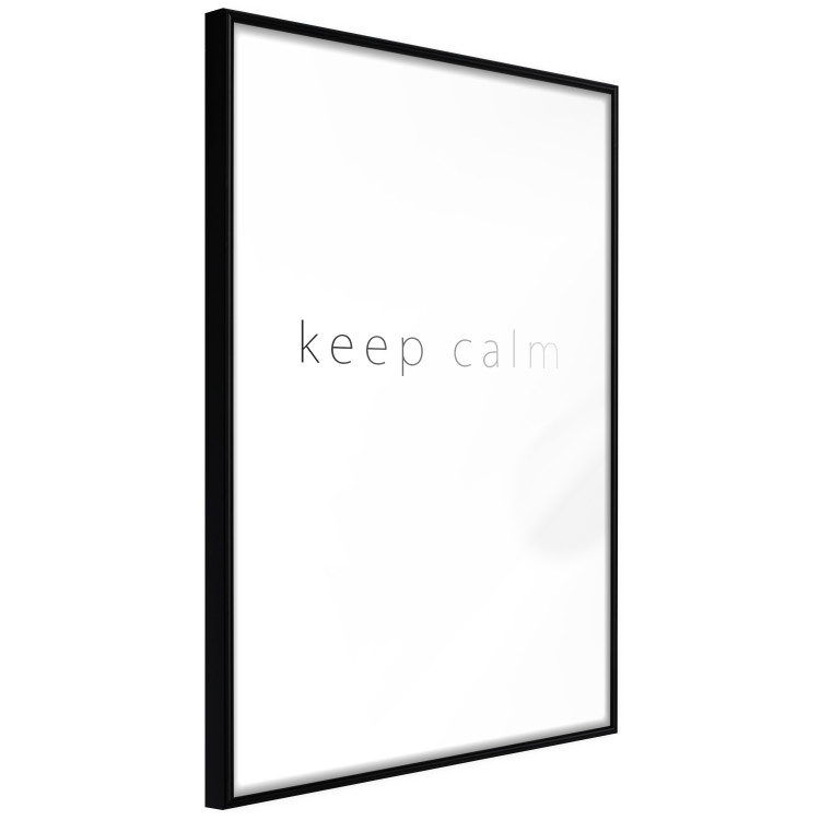 Wall Poster Keep Calm - black fading English text on a white background 122897 additionalImage 10
