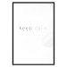 Wall Poster Keep Calm - black fading English text on a white background 122897 additionalThumb 18